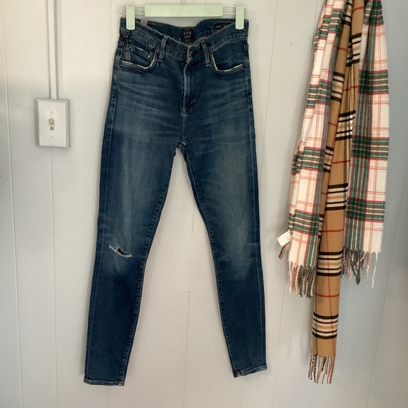 🦌 Citizens of Humanity Rocket High Rise Skinny Made in USA Size 26 - Picture 4 of 10